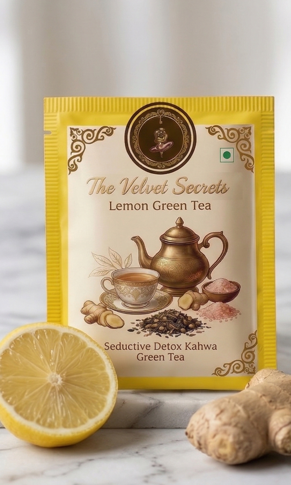 The Velvet Secrets Elixir of Tranquility – Detox Kahwa Green Tea - Image 3