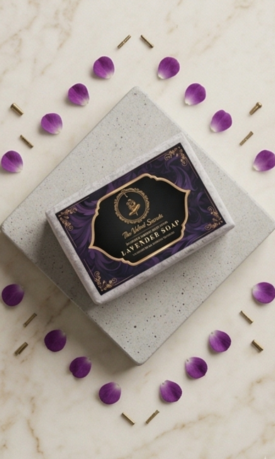 The Velvet Secrets Luxury Soap Collection – Rose & Sandalwood Ritual Bars - Image 4