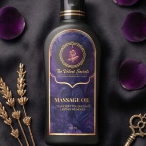 The Velvet Secrets Luxury Massage Oil – Silky Touch & Deep Relaxation (100ml)